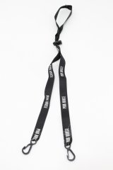 PINK HOUSE / ロゴネックストラップ  黒 I-26-04-12-101-LO-ZA-TE-ZI