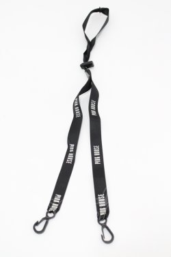 画像1: PINK HOUSE / ロゴネックストラップ  黒 I-26-04-12-101-LO-ZA-TE-ZI