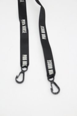 画像3: PINK HOUSE / ロゴネックストラップ  黒 I-26-04-12-101-LO-ZA-TE-ZI