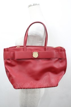 画像1: m petit by misako / AMリボン2wayバッグ  赤 I-26-04-12-112-LO-BG-SA-ZI