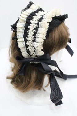 画像3: Hoshibako Works / リリアンヌ姉妹ヘッドドレス  黒 I-26-04-12-114-LO-AC-SA-ZI