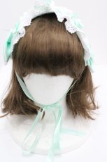 画像1: BABY,THE STARS SHINE BRIGHT / Confiture Ribbonヘッドドレス  ミント I-26-04-12-115-BA-AC-SA-ZI (1)