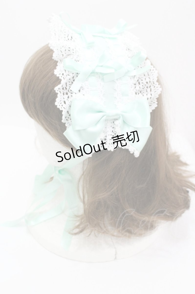 画像2: BABY,THE STARS SHINE BRIGHT / Confiture Ribbonヘッドドレス  ミント I-26-04-12-115-BA-AC-SA-ZI (2)