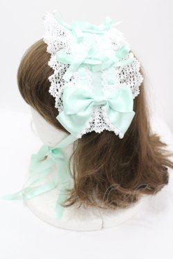 画像2: BABY,THE STARS SHINE BRIGHT / Confiture Ribbonヘッドドレス  ミント I-26-04-12-115-BA-AC-SA-ZI