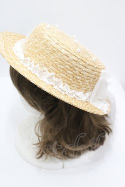 画像2: Angelic Pretty / お花レースストローHat   I-26-04-12-117-AP-AC-TE-ZI
