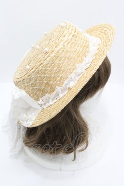 画像3: Angelic Pretty / お花レースストローHat   I-26-04-12-117-AP-AC-TE-ZI