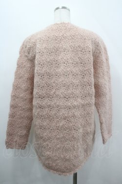 画像3: NOUGAT / リボンフラワーニットカーディガン  ピンク I-26-04-12-022-LO-TO-SA-ZI