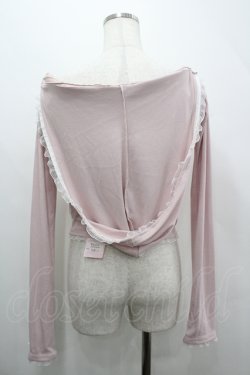 画像3: lilLilly / オフショルレースフーディトップス  ピンク I-26-04-12-025-LO-TO-SA-ZI