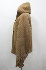 画像2: INGEBORG / 内側ドットキルティングフードブルゾン  ブラウン I-26-04-12-028-LO-JA-SA-ZI (2)