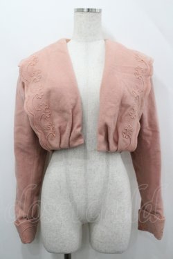 画像1: ELISA LANDRI / 刺繍デザインショートジャケット  オレンジ I-26-04-12-030-LO-JA-TE-ZI