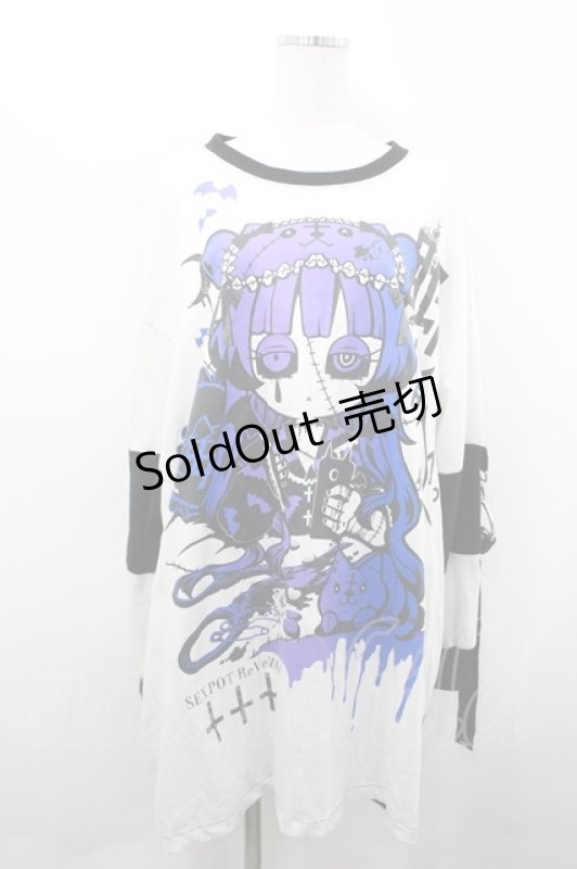 画像1: SEX POT ReVeNGe / Girlカットソー   I-26-04-14-042-SP-TO-SA-ZI (1)