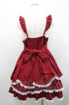 画像2: To Alice / ヴィンテージドールジャンパースカートセット M 赤Ｘ白 I-26-04-14-048-LO-OP-SA-ZI (2)