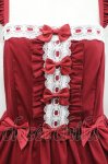 画像3: To Alice / ヴィンテージドールジャンパースカートセット M 赤Ｘ白 I-26-04-14-048-LO-OP-SA-ZI (3)