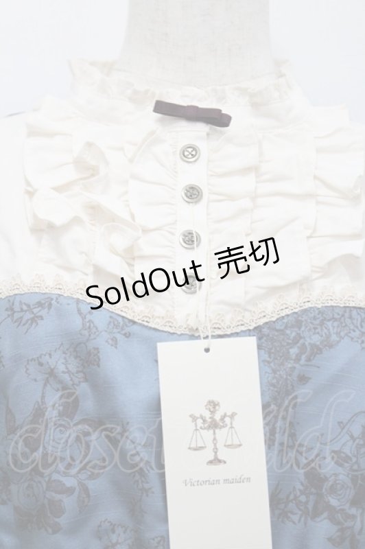 画像3: Victorian maiden / ワンダーガーデンサイドリボンワンピース  ピーコック I-26-04-14-050-CL-OP-TE-ZI (3)