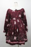 画像2: Ank Rouge / Cherry Roseベビードールワンピース M ワイン I-26-04-14-062-CA-OP-TE-ZI (2)