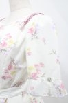 画像3: LODISPOTTO / 肩リボン水彩花柄ワンピース M オフ I-26-04-14-068-LO-OP-TE-ZI (3)