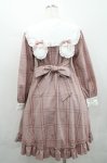 画像2: Amavel / テディベアチェックワンピース F ピンク I-26-04-14-074-CA-OP-TE-ZI (2)