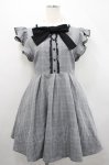 画像1: Rojita / ボウタイリボンラッフルシャツワンピース F グレー I-26-04-14-081-LO-OP-TE-ZI (1)
