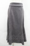 画像1: axes femme / カットスエードマーメイドスカート M グレー I-26-04-14-093-AX-SK-TE-ZI (1)