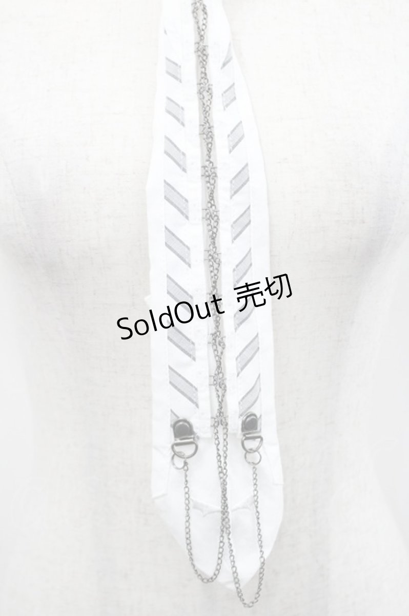 画像2: Ozz Croce / Holy Tears Purify Sorrow ネクタイ  白 I-26-04-14-109-OO-TO-TE-ZI (2)
