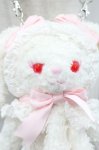 画像4: BABY,THE STARS SHINE BRIGHT / うさくみゃポシェット  白 I-26-04-14-112-BA-BG-TE-ZI (4)