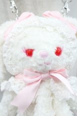 画像4: BABY,THE STARS SHINE BRIGHT / うさくみゃポシェット  白 I-26-04-14-112-BA-BG-TE-ZI (4)