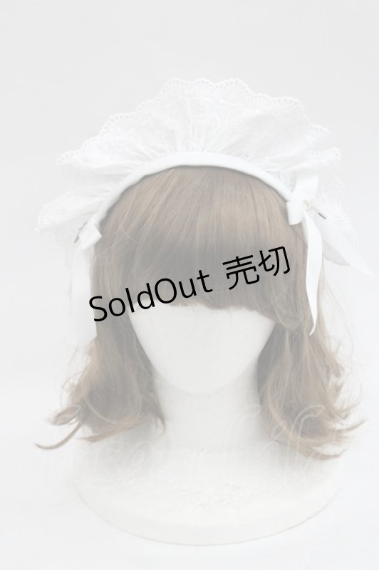 画像2: Moi-meme-Moitie / Gardeniaカチューシャ  オフ白 I-26-04-14-119-MO-AC-TE-ZI (2)