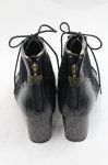 画像3: axes femme / チュールレースアップブーツ M 黒 I-26-04-14-125-AX-SH-TE-ZI (3)