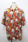 画像1: Karl Helmut / カラフルフラワー半袖シャツ M 白Ｘカラフル I-26-04-19-046-EL-BL-SA-ZI (1)