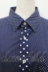 画像3: Karl Helmut / ドット切替シャツ 3(M) ネイビーＸ白 I-26-04-19-048-EL-BL-SA-ZI (3)