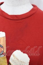 画像4: Karl Helmut / ビールプリント半袖Tシャツ  赤 I-26-04-19-052-EL-TS-SA-ZI (4)