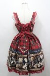 画像3: Angelic Pretty / British Bearジャンパースカートセット ジャンパースカート単品  赤 I-26-04-19-057-AP-OP-SA-ZI (3)