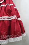 画像7: BABY,THE STARS SHINE BRIGHT / Innocent Ribbon Frillシャーリングジャンパースカート  赤Ｘ白 I-26-04-19-058-BA-OP-SA-ZI (7)
