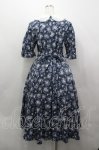 画像3: Physical Drop / 花柄レディレトロワンピース  ネイビー I-26-04-19-060-LO-OP-SA-ZI (3)