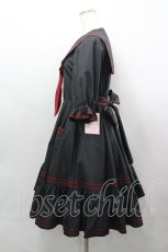 画像2: metamorphose / 刺繍入りセーラーワンピース 1 黒 I-26-04-19-061-ME-OP-SA-ZI (2)
