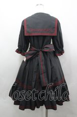 画像3: metamorphose / 刺繍入りセーラーワンピース 1 黒 I-26-04-19-061-ME-OP-SA-ZI (3)