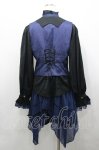 画像3: 中国ロリータ / ジャガードセットアップ  ブルー I-26-04-19-063-LO-OP-TE-ZI (3)