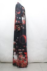 画像4: Royal Princess Alice / 白狐彼岸花 浴衣  黒 I-26-04-19-066-LO-OP-TE-ZI (4)