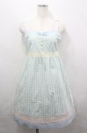 画像1: MILK / BeBeギンガムドレス  メロンギンガム I-26-04-19-068-ML-OP-SA-ZI (1)