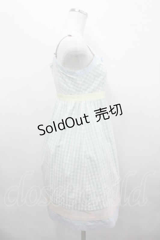 画像4: MILK / BeBeギンガムドレス  メロンギンガム I-26-04-19-068-ML-OP-SA-ZI (4)