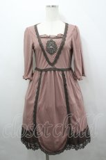 画像1: axes femme / カメオレースカットワンピース M ピンク I-26-04-19-073-AX-OP-TE-ZI (1)