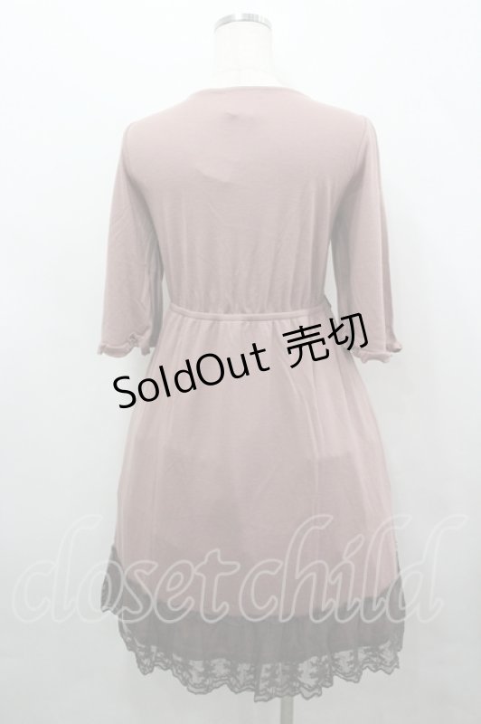 画像3: axes femme / カメオレースカットワンピース M ピンク I-26-04-19-073-AX-OP-TE-ZI (3)