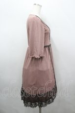 画像4: axes femme / カメオレースカットワンピース M ピンク I-26-04-19-073-AX-OP-TE-ZI (4)