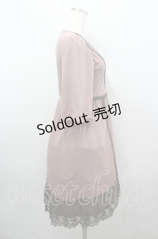 画像4: axes femme / カメオレースカットワンピース M ピンク I-26-04-19-073-AX-OP-TE-ZI (4)