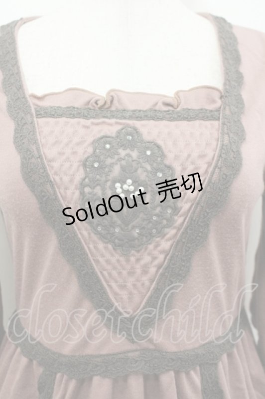 画像5: axes femme / カメオレースカットワンピース M ピンク I-26-04-19-073-AX-OP-TE-ZI (5)