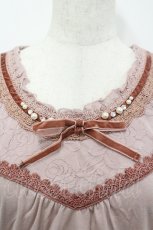 画像3: axes femme / 袖総レースインナーPO M アワピンク I-26-04-19-024-AX-TO-SA-ZI (3)