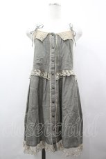 画像1: axes femme / レースキャミチュニック M グリーン I-26-04-19-083-AX-OP-TE-ZI (1)