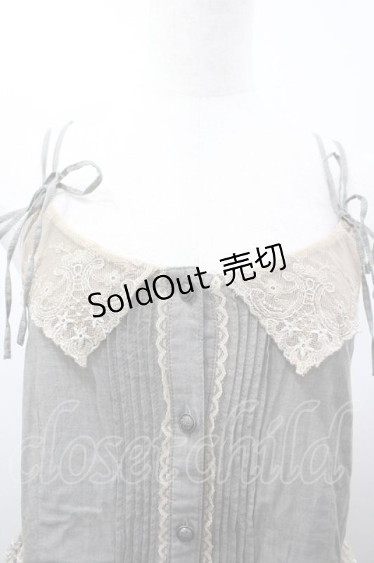 画像3: axes femme / レースキャミチュニック M グリーン I-26-04-19-083-AX-OP-TE-ZI (3)