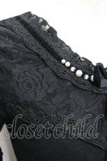 画像4: axes femme / 袖総レースインナーPO M クロ I-26-04-19-025-AX-TO-SA-ZI (4)