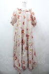 画像1: PINK HOUSE / ひな菊コサージュプリントミディワンピース  ピンク I-26-04-19-090-LO-OP-SA-ZI (1)